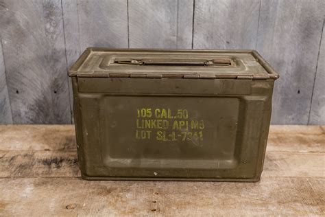 vintage military ammo boxes for sale 